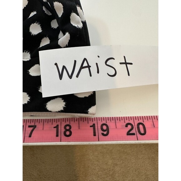Banana Republic Womans Polka Dot Trouser Pants Size 14 Minimal Retro Career Work - Picture 8 of 16